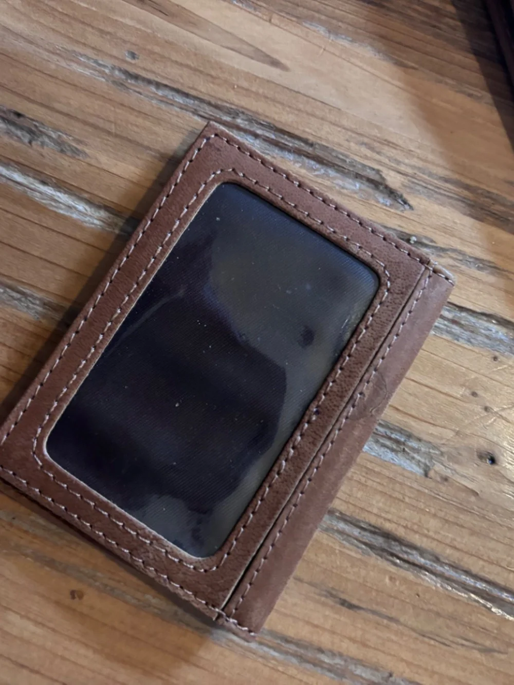 Sportys Pilot Wings Leather Wallet